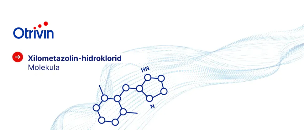 Xilometazolin-hidroklorid szerkezeti képlete