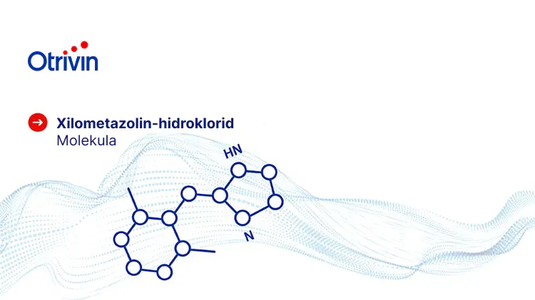 Xilometazolin-hidroklorid molekula szerkezeti képlete