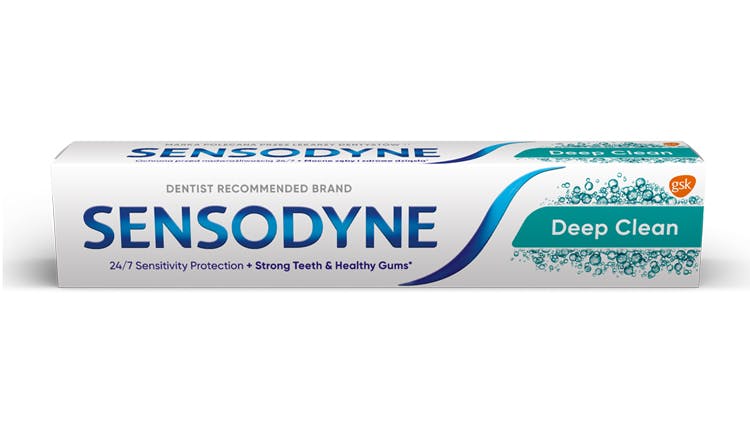 Sensodyne Deep Clean fogkrém csomagolás