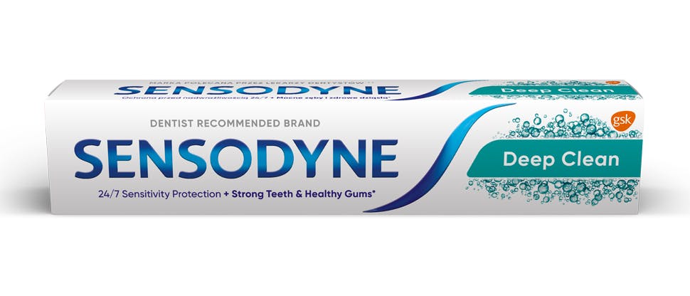 Sensodyne Deep Clean csomagolás