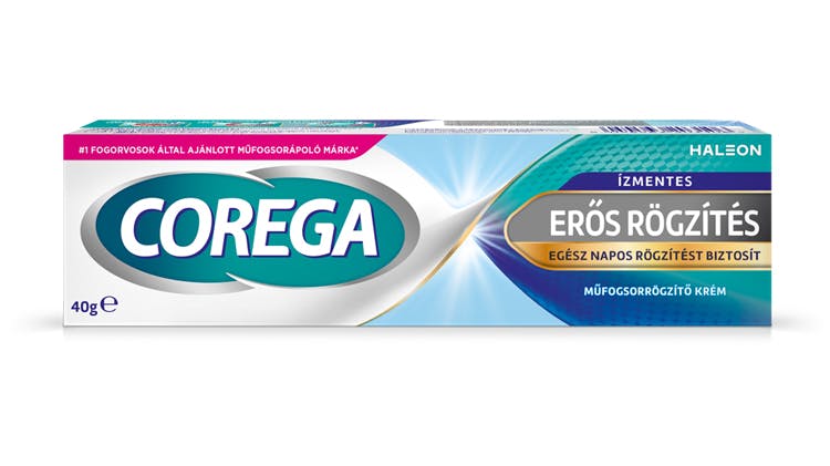 Corega ízmentes műfogsorrögzítő