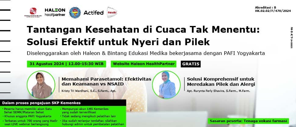 Tantangan Kesehatan di Cuaca yang Tidak Menentu: Solusi Efektif untuk Nyeri dan Pilek