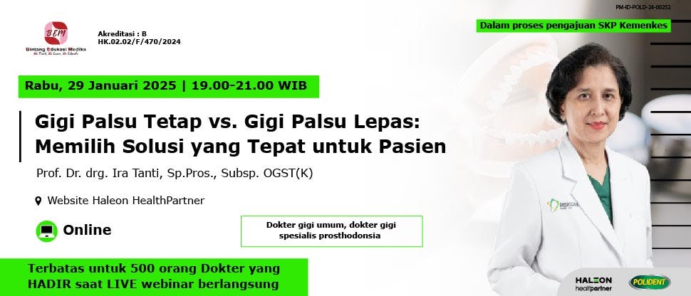 <b>Gigi Palsu Tetap vs. Gigi Palsu Lepas: Memilih Solusi yang Tepat untuk Pasien</b>