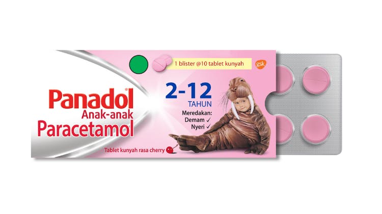 Pack shot Panadol Anak