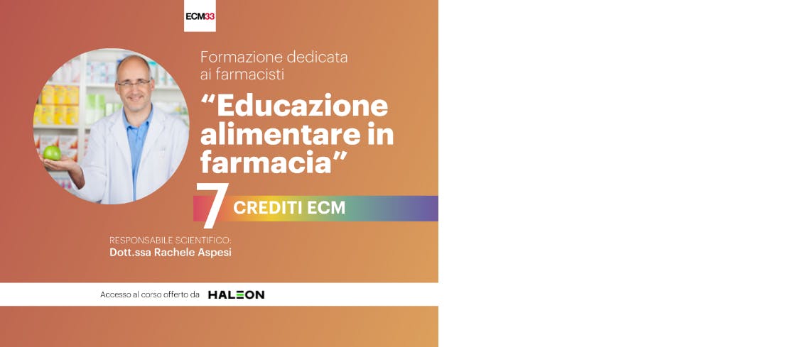 Educazione alimentare in farmacia