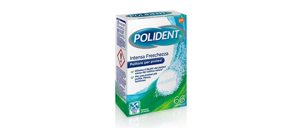 Polident Intensa freschezza pulitore per protesi per uso quotidiano