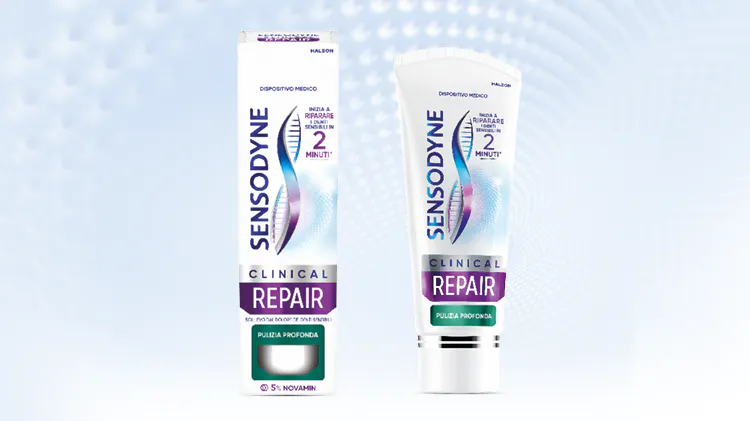 Dentrifricio Sensodye Clinical Repaier Pulizia Profonda