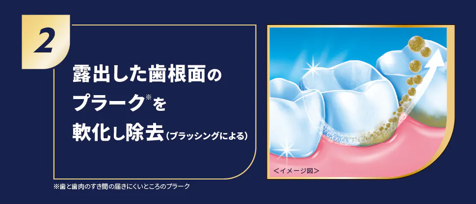 健康な歯肉と強い歯のために７つの効果。