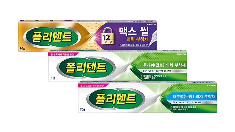 폴리덴트 의치부착재