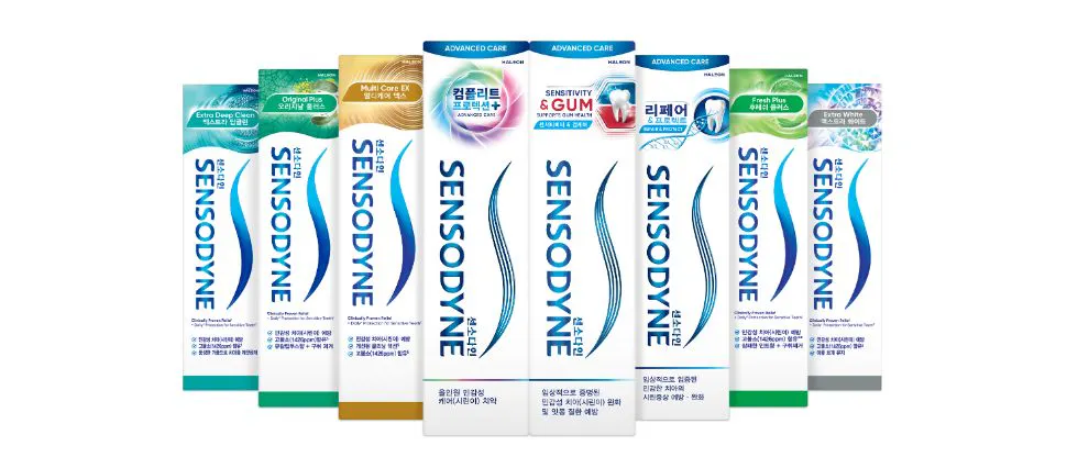 센소다인 제품군