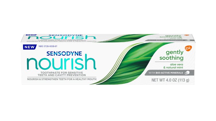 Sensodyne Nourish toothpaste packshot