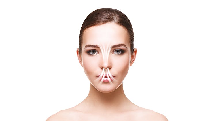 Kobieta, która głęboko oddycha