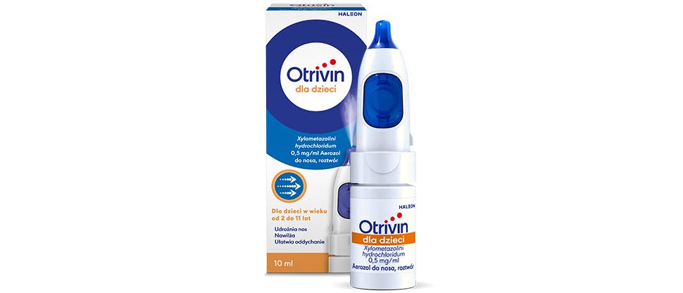 Zdjęcie opakowania produktu Otrivin dla dzieci