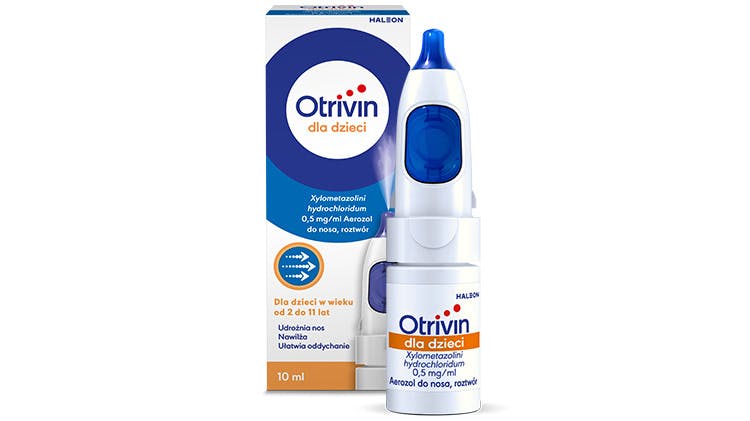 Zdjęcie opakowania produktu Otrivin dla dzieci