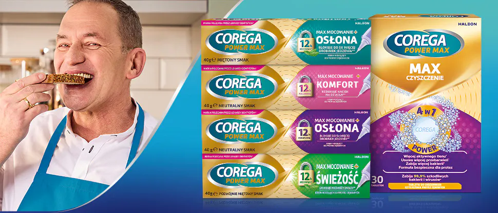 Corega Reklama Przegląd Corega: pomoc dla pacjentów z protezami zębowymi | Haleon ...