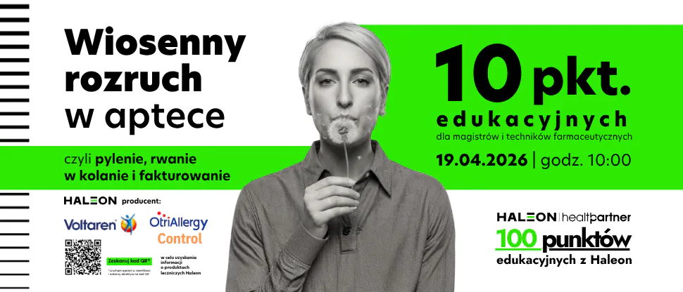 Wiosenny rozRUCH w Aptece: Od rwania w kolanie po... sprawne fakturowanie!