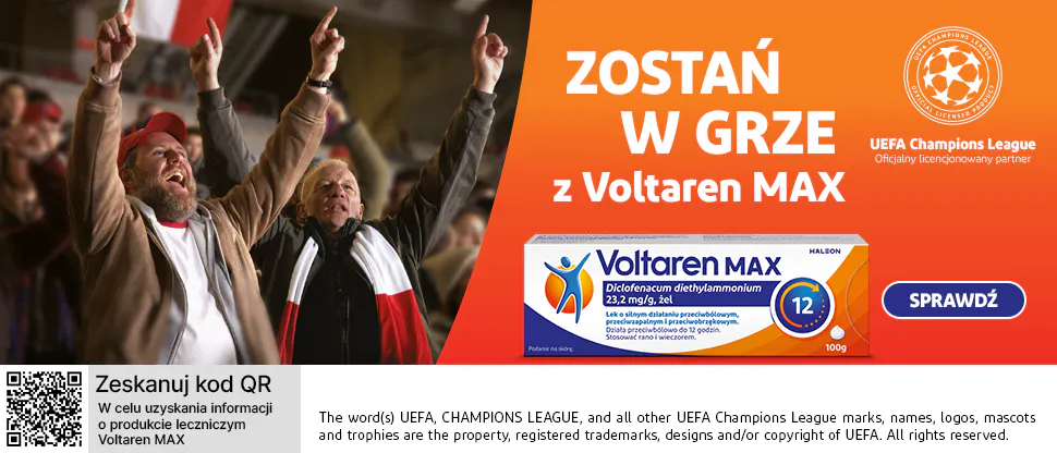 Voltaren Max - Weź udział w quiz! Zostań w grze