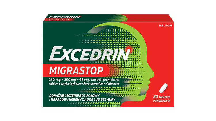 Zdjęcie opakowania Excedrin MigraStop