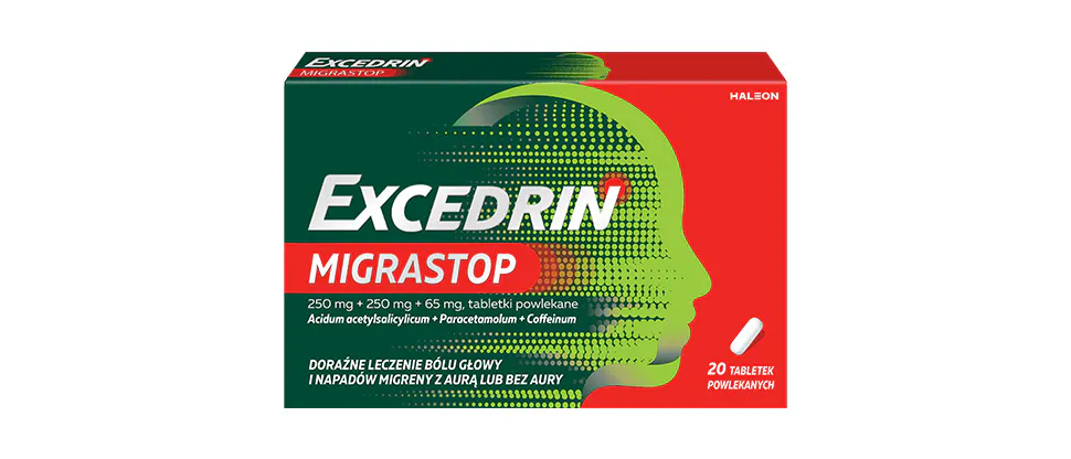 Opakowanie Excedrin MigraStop 
