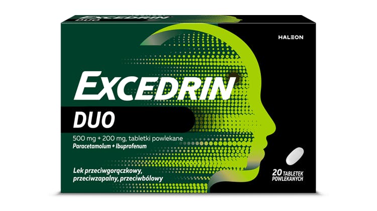 Opakowanie Excedrin Duo