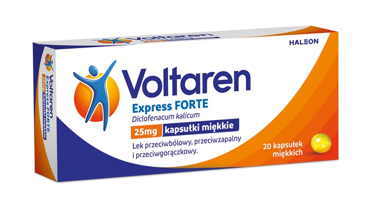 Opakowanie leku Voltaren Express FORTE