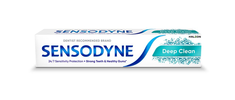 Zdjęcie opakowania Sensodyne Deep Clean