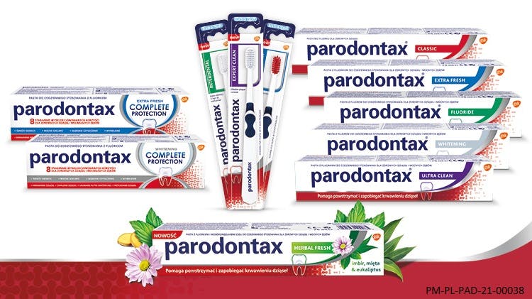 Zdjęcie produktów parodontax