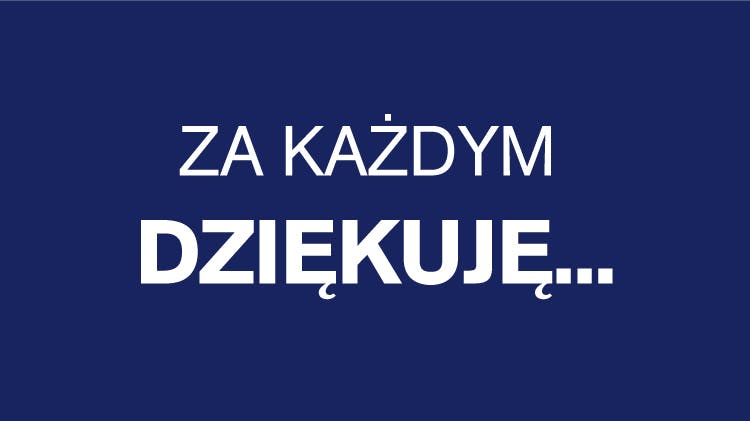 Za każdym Dziękuję!