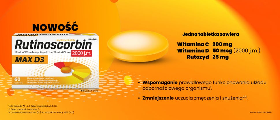 Rutinoscorbin MAX D3 + KLUCZOWE INFORMACJE 