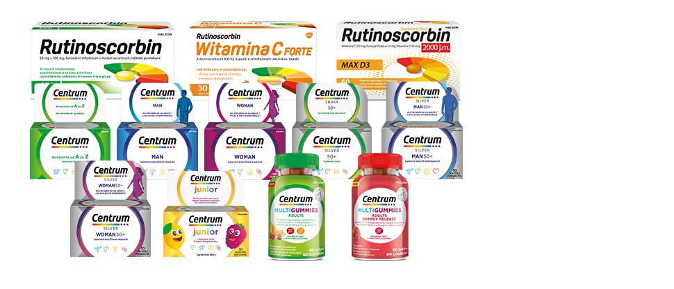 Preparaty multiwitaminowe Centrum z gamy Wellness