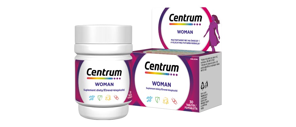 Preparat multiwitaminowy dla dorosłych Centrum Woman
