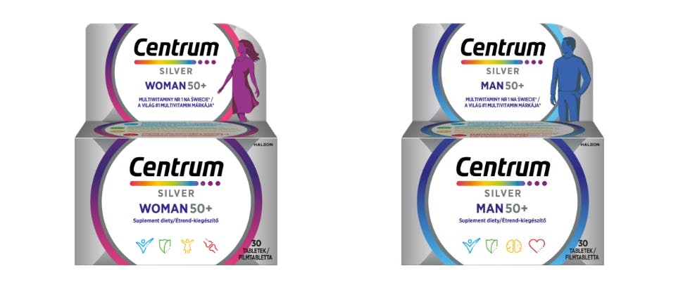 Centrum Silver Man 50+ i Centrum Silver Woman 50+