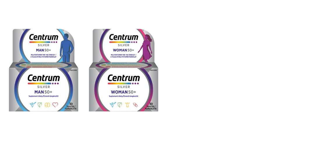 Centrum Silver Man 50+ i Centrum Silver Woman 50+