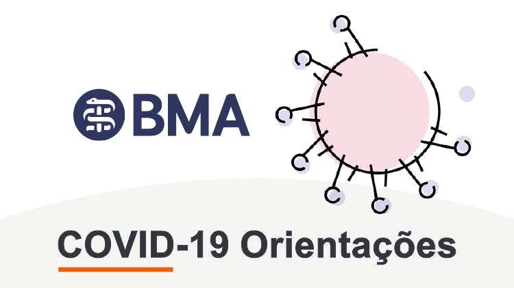 Gráfico de BMA - Orientações para COVID-19