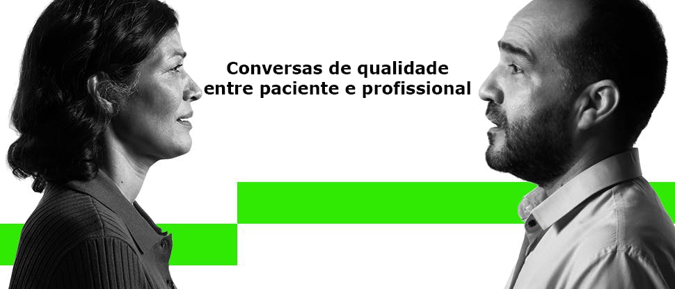 Banner: conversas de qualidade entre paciente e profissional