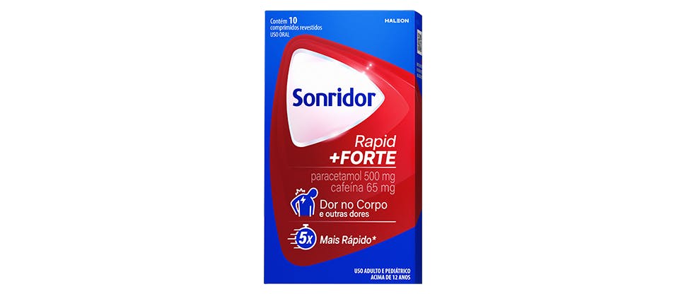 Sonridor Rapid +Forte com Paracetamol e Cafeína
