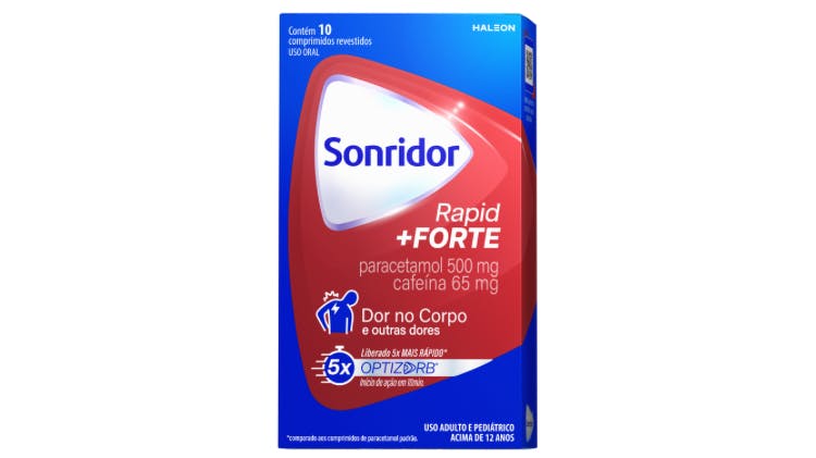 Sonridor Rapid +Forte com Paracetamol e Cafeína