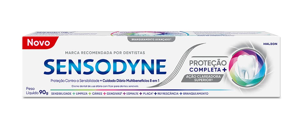 Imagem da embalagem de Sensodyne Proteção Completa+