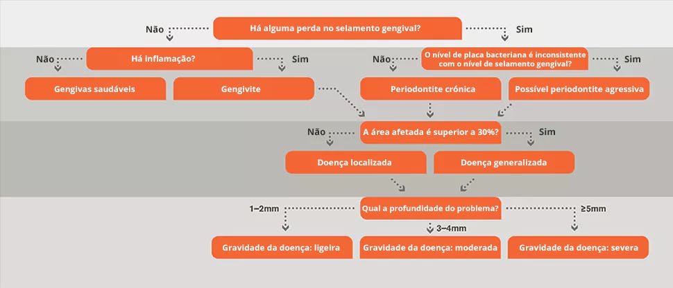 Gráfico do fluxo de diagnóstico