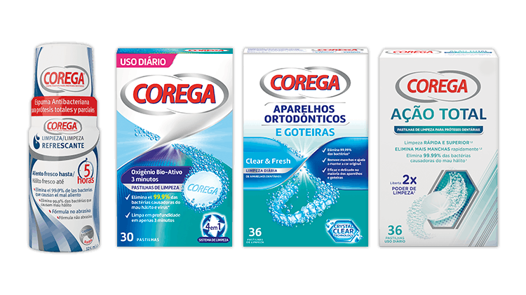 Corega cleansers