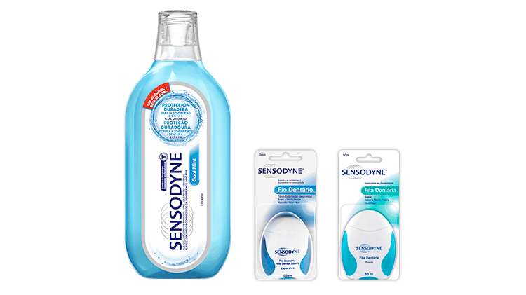 Elixir e fio/fita Sensodyne