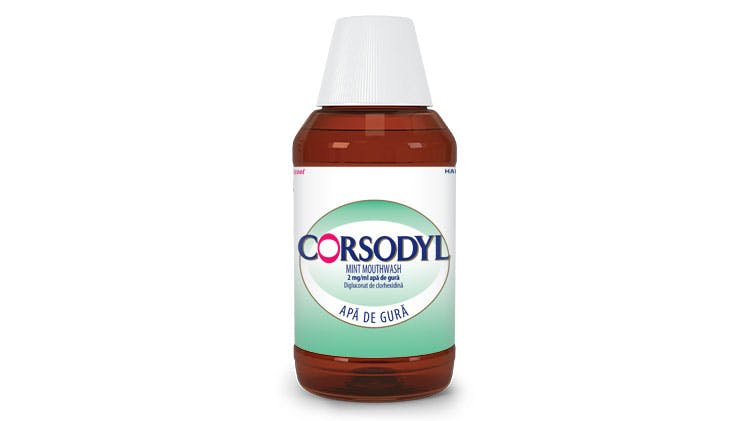 Apa de gură Corsodyl Mint Mouthwash 0,2 g/100ml