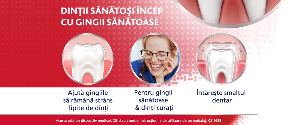 Dinții sănătoși încep cu gingii sănătoase