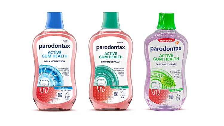Apa de gură parodontax Daily Gum Care pentru utilizare zilnică Apa de gură parodontax Daily Gum Care pentru utilizare zilnică