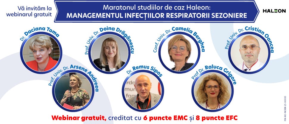 Maratonul studiilor de caz Haleon: Managementul infecțiilor respiratorii sezoniere