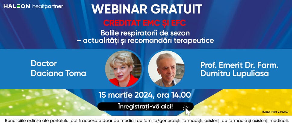 Bolile respiratorii de sezon – actualități și recomandări terapeutice