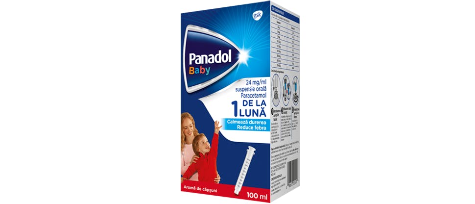 Fotografia ambalajului Panadol baby