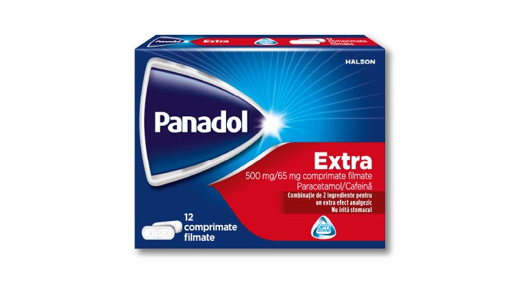Fotografia ambalajului Panadol Extra