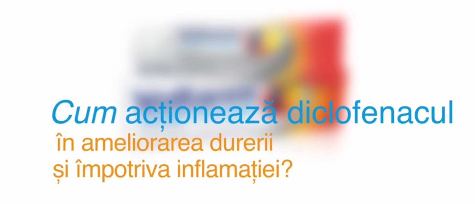 Cum reduce diclofenacul inflamaţia