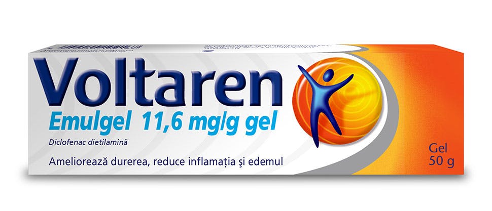 Fotografia cutiei de Voltaren Emulgel 11,6 mg/g